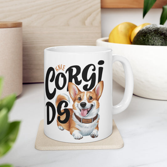 Corgi Mug, (11oz, 15oz)