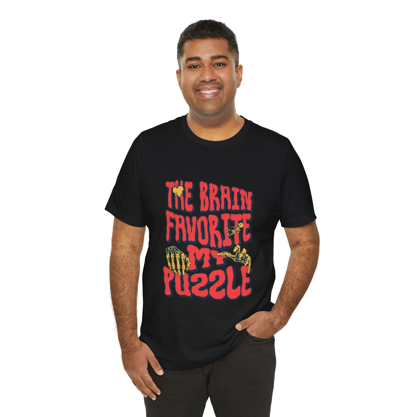 Psychology Enthusiast Unisex Tee - The Brain is my Favorite Puzzle