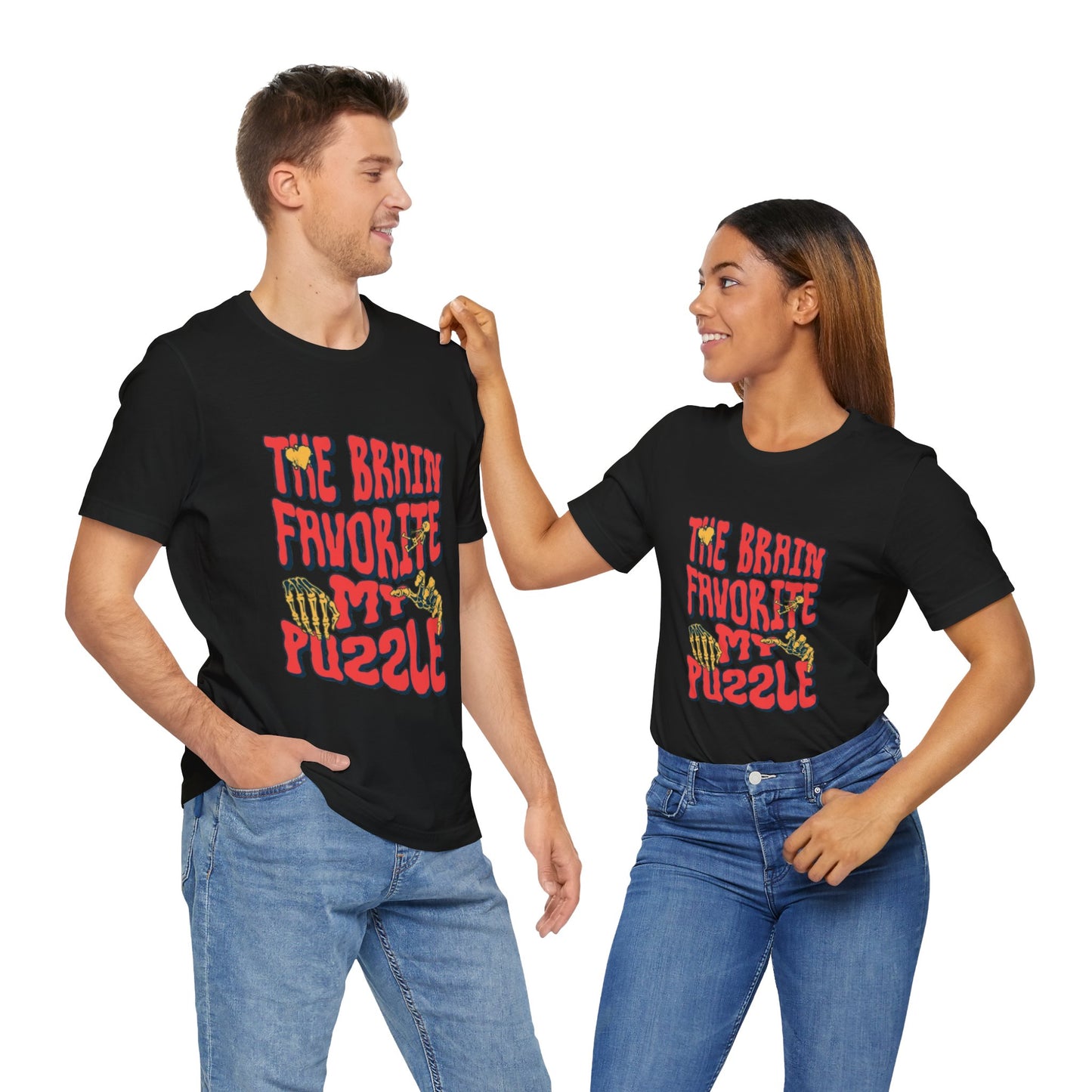 Psychology Enthusiast Unisex Tee - The Brain is my Favorite Puzzle