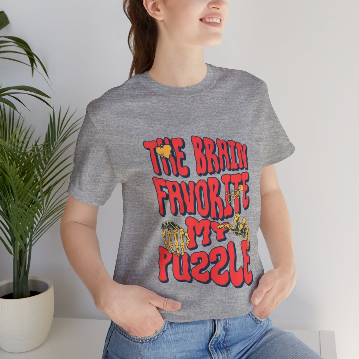 Psychology Enthusiast Unisex Tee - The Brain is my Favorite Puzzle
