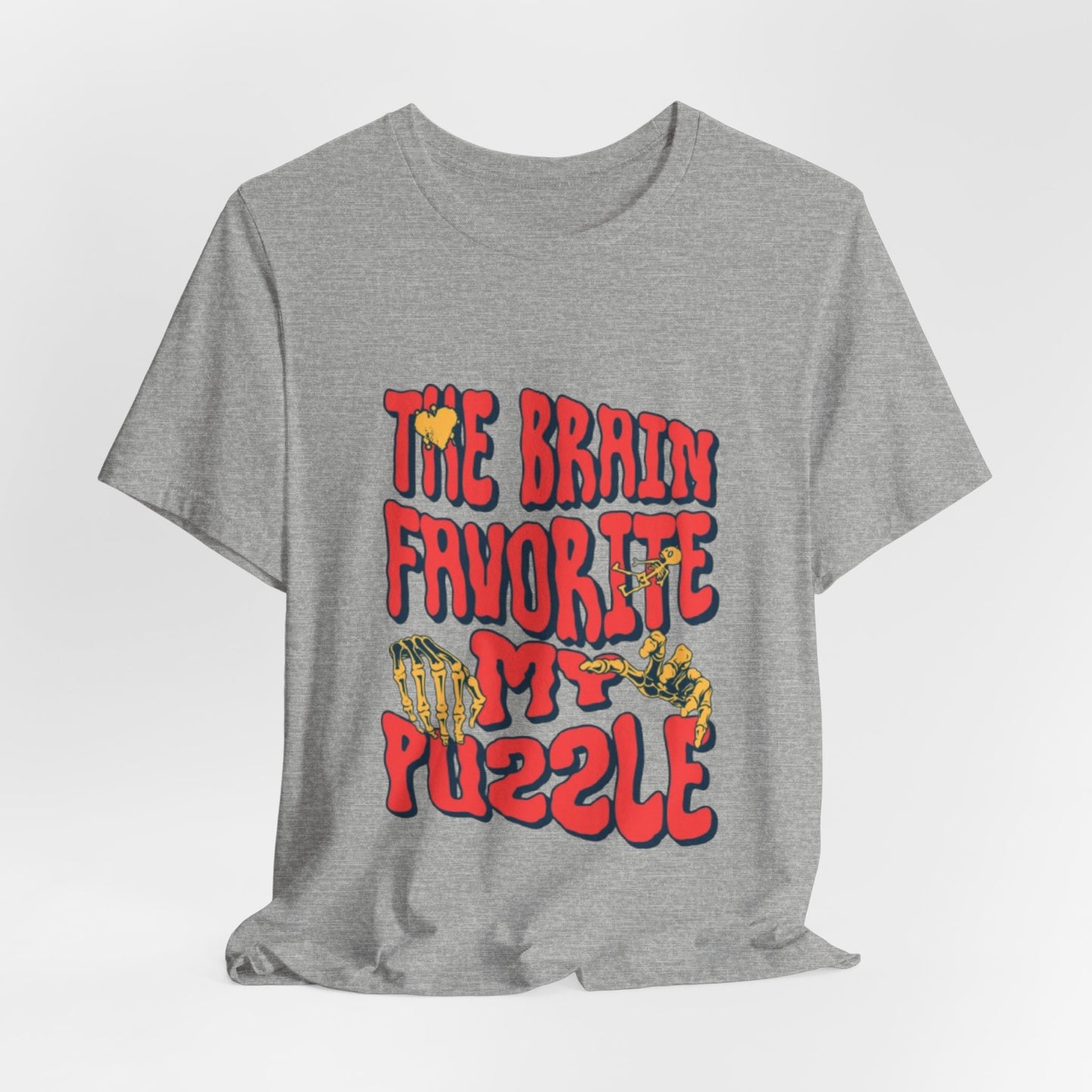 Psychology Enthusiast Unisex Tee - The Brain is my Favorite Puzzle