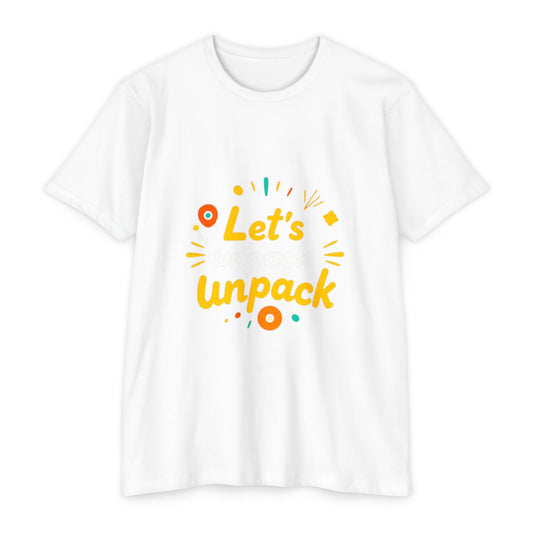 Graphic Tee Unisex T-Shirt  - Let's Unpack Design
