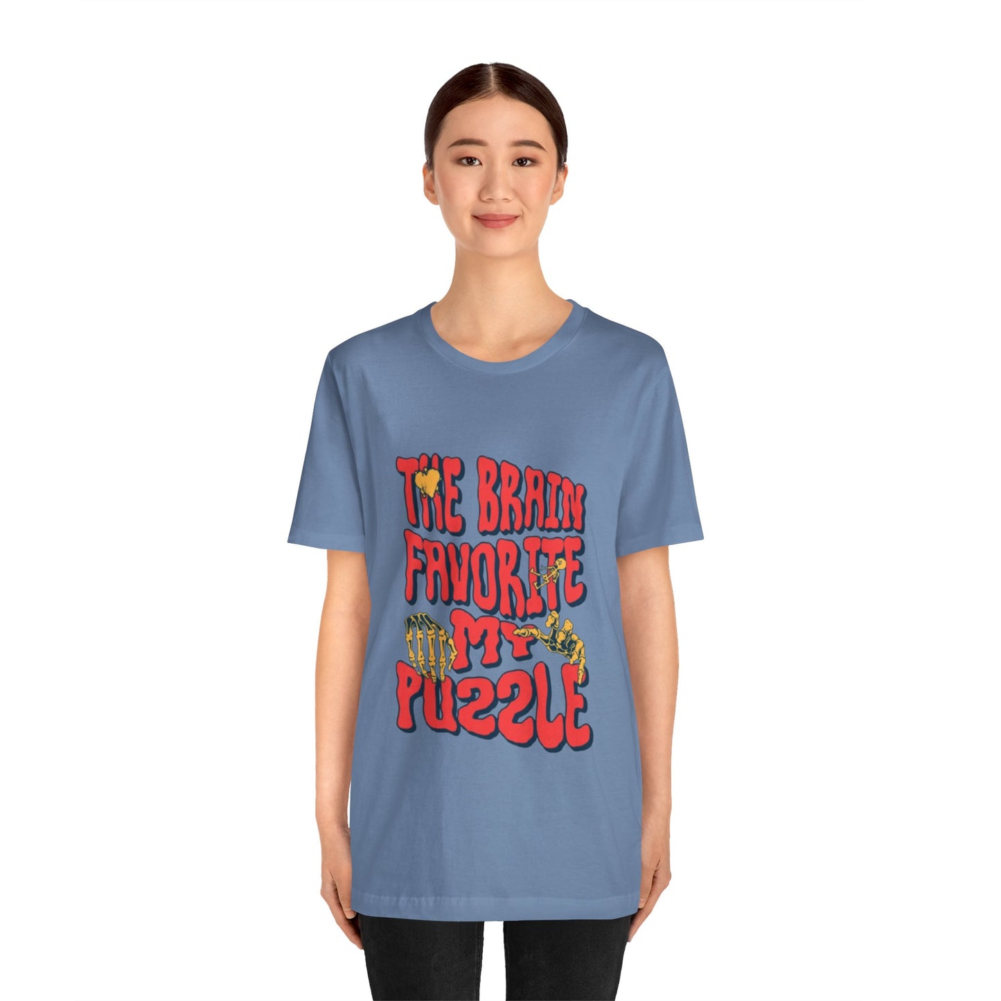 Psychology Enthusiast Unisex Tee - The Brain is my Favorite Puzzle