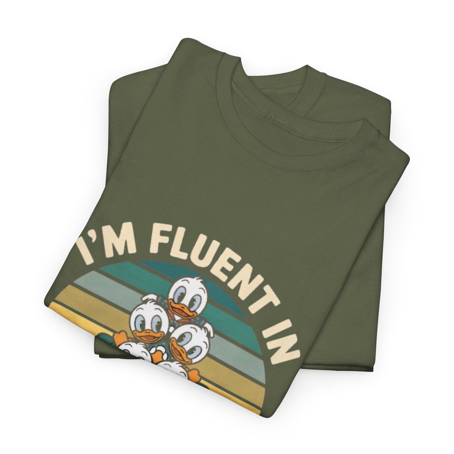 Unisex Heavy Cotton Tee -Fluent in Eye Contact