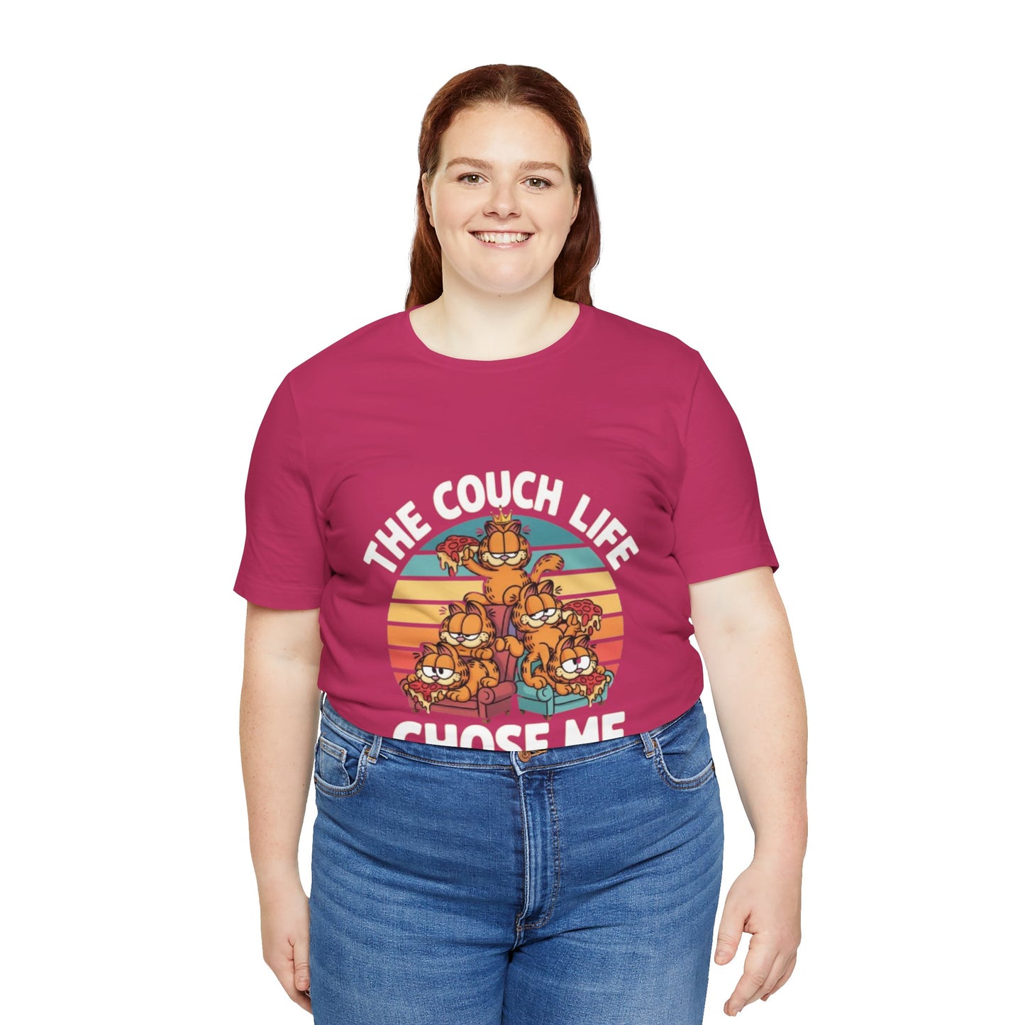 Vintage Unisex Tee - The Couch Life Chose Me