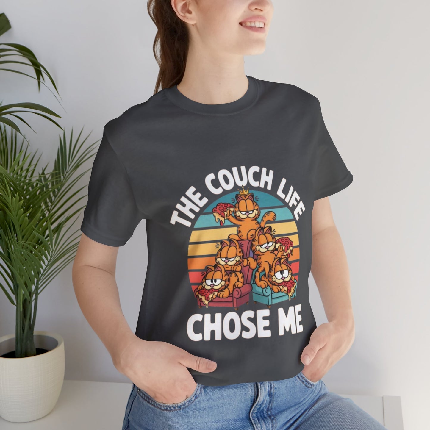 Vintage Unisex Tee - The Couch Life Chose Me