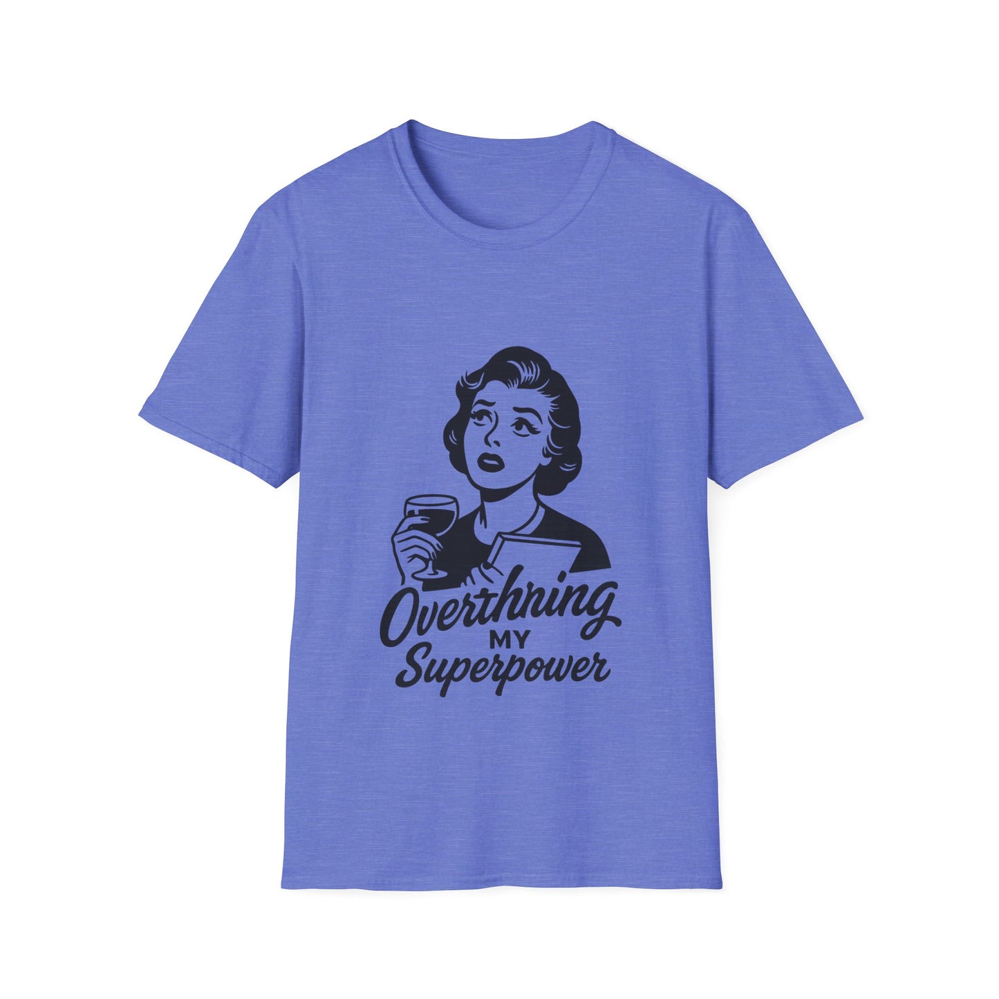 Unisex Softstyle T-Shirt - Overthinking My Superpower Tee