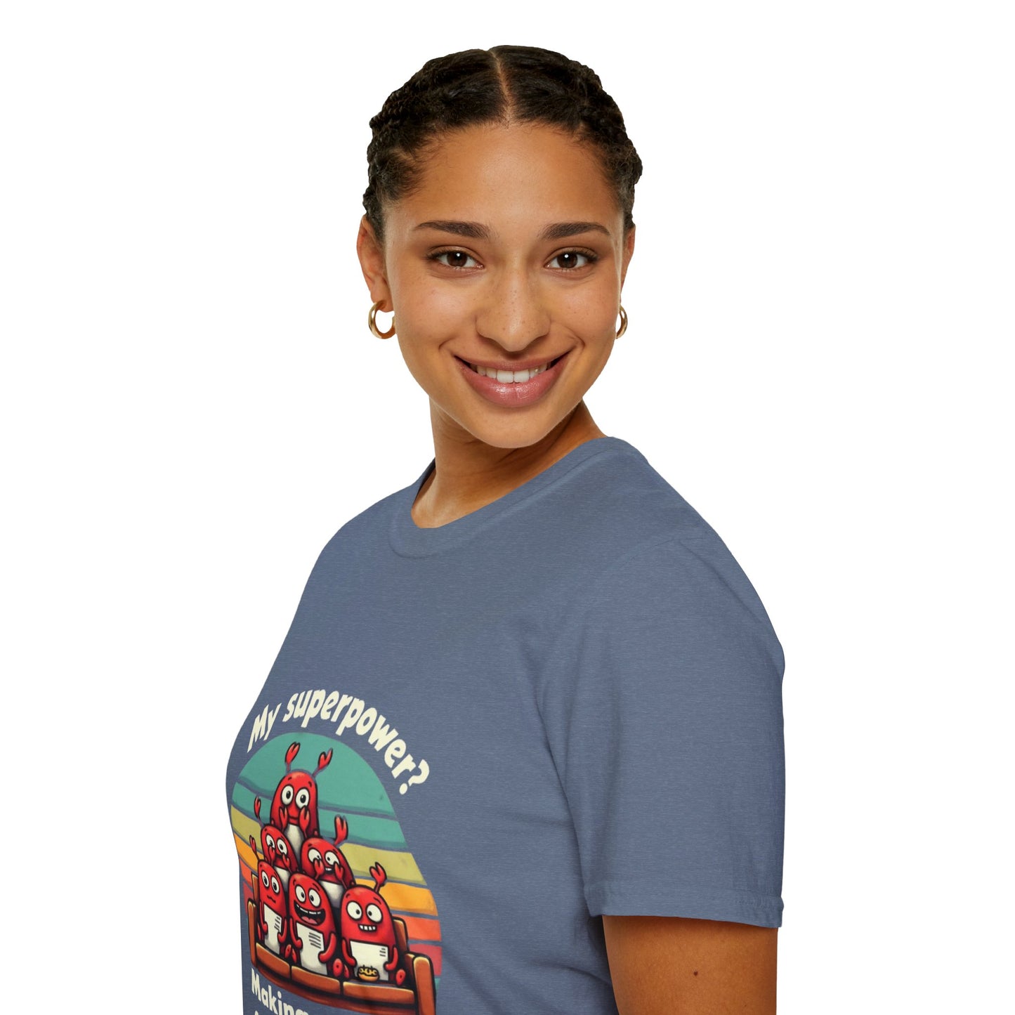 Funny Unisex Softstyle Tee  -My Superpower