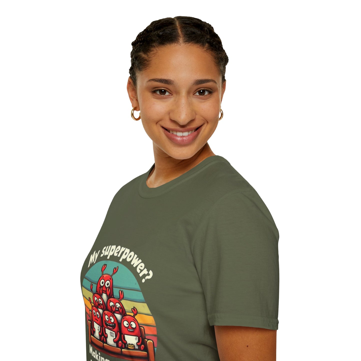 Funny Unisex Softstyle Tee  -My Superpower