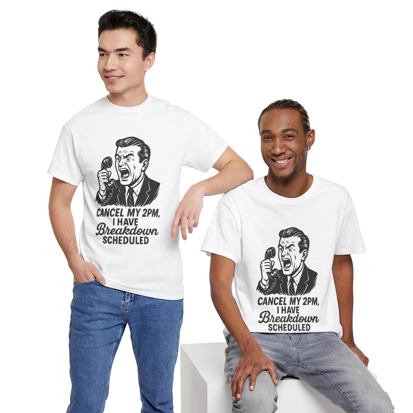 Humorous Unisex Cotton Tee – Perfect Gift for Stress Relief