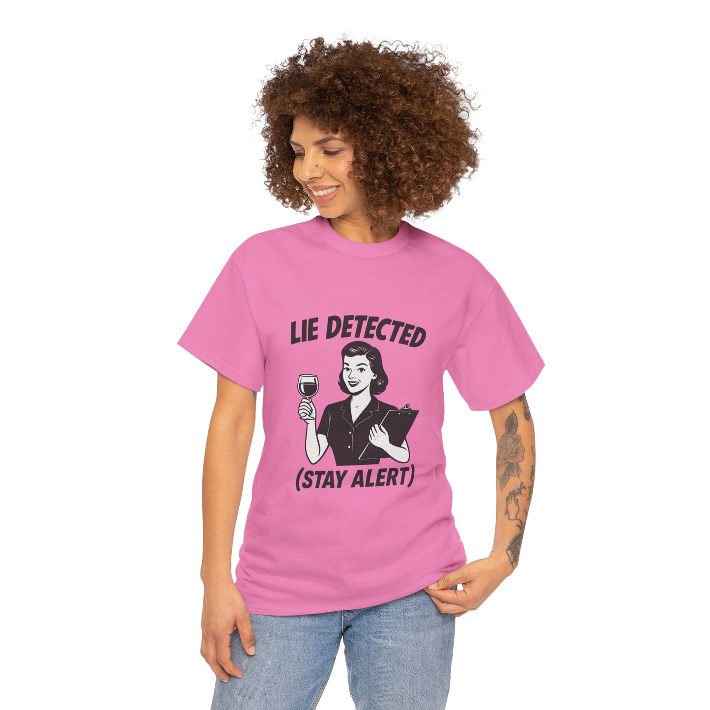 Funny Lie Detected Unisex Tee