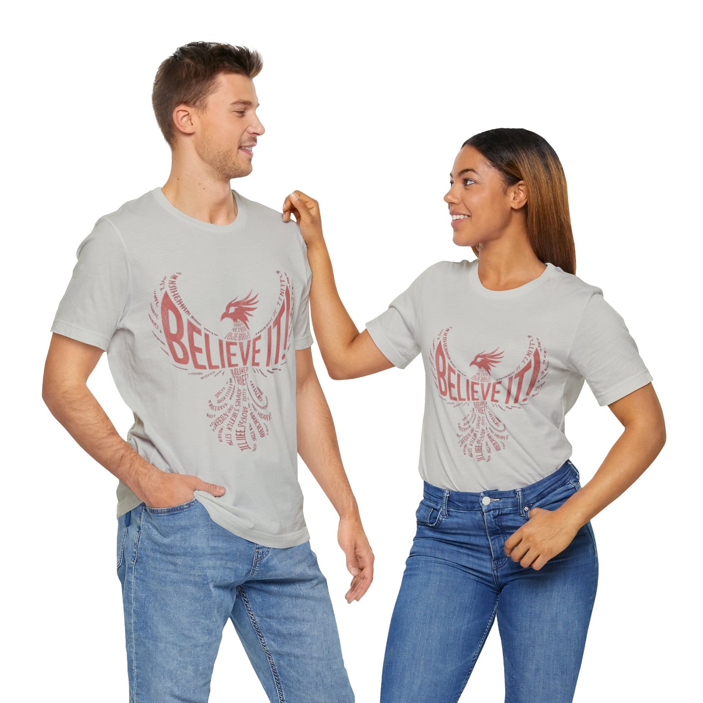 Unisex Jersey Short Sleeve Tee -Believe it