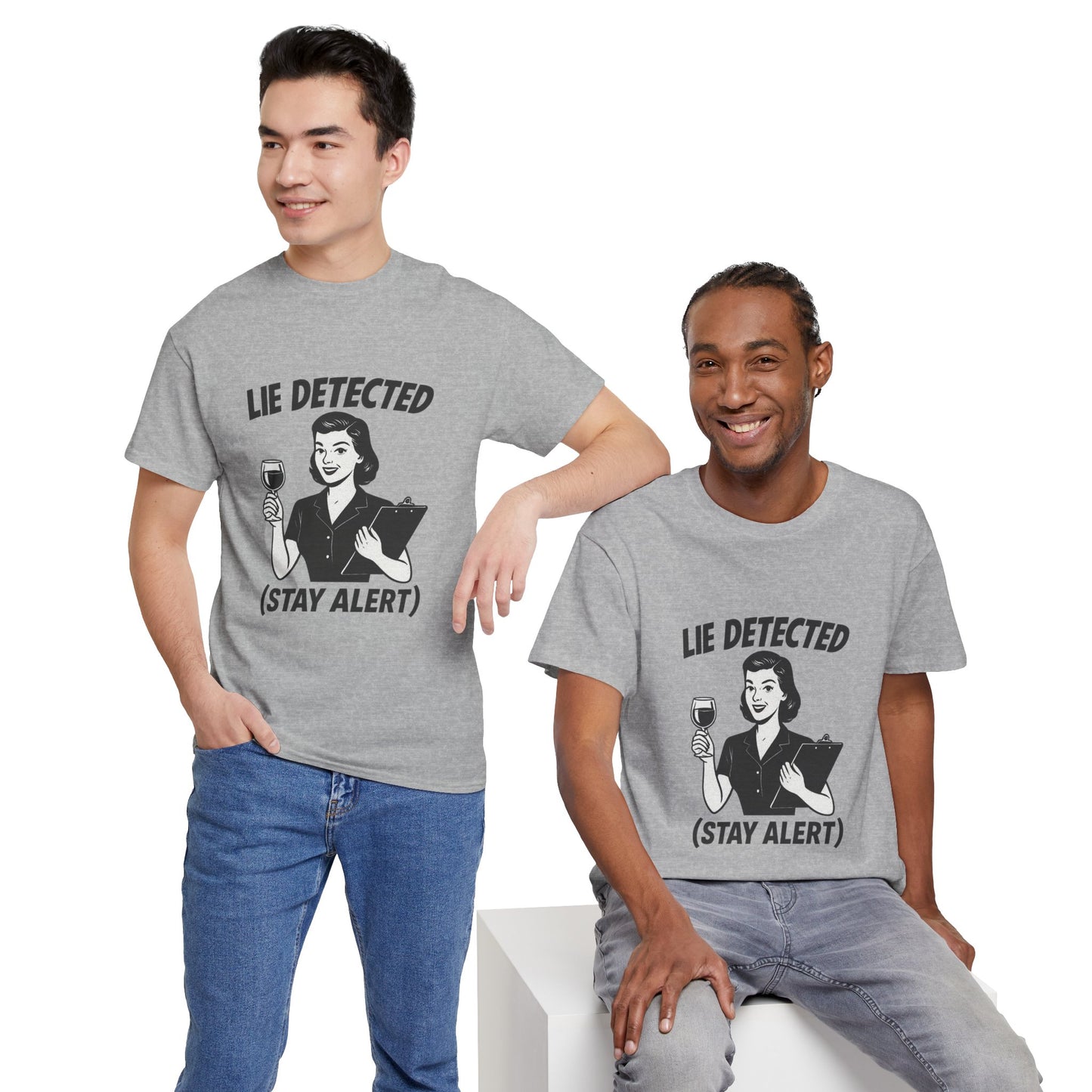 Funny Lie Detected Unisex Tee