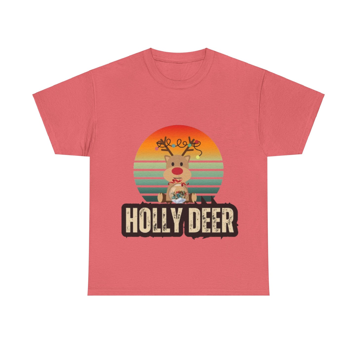 Unisex Cotton Tee -Holly Deer