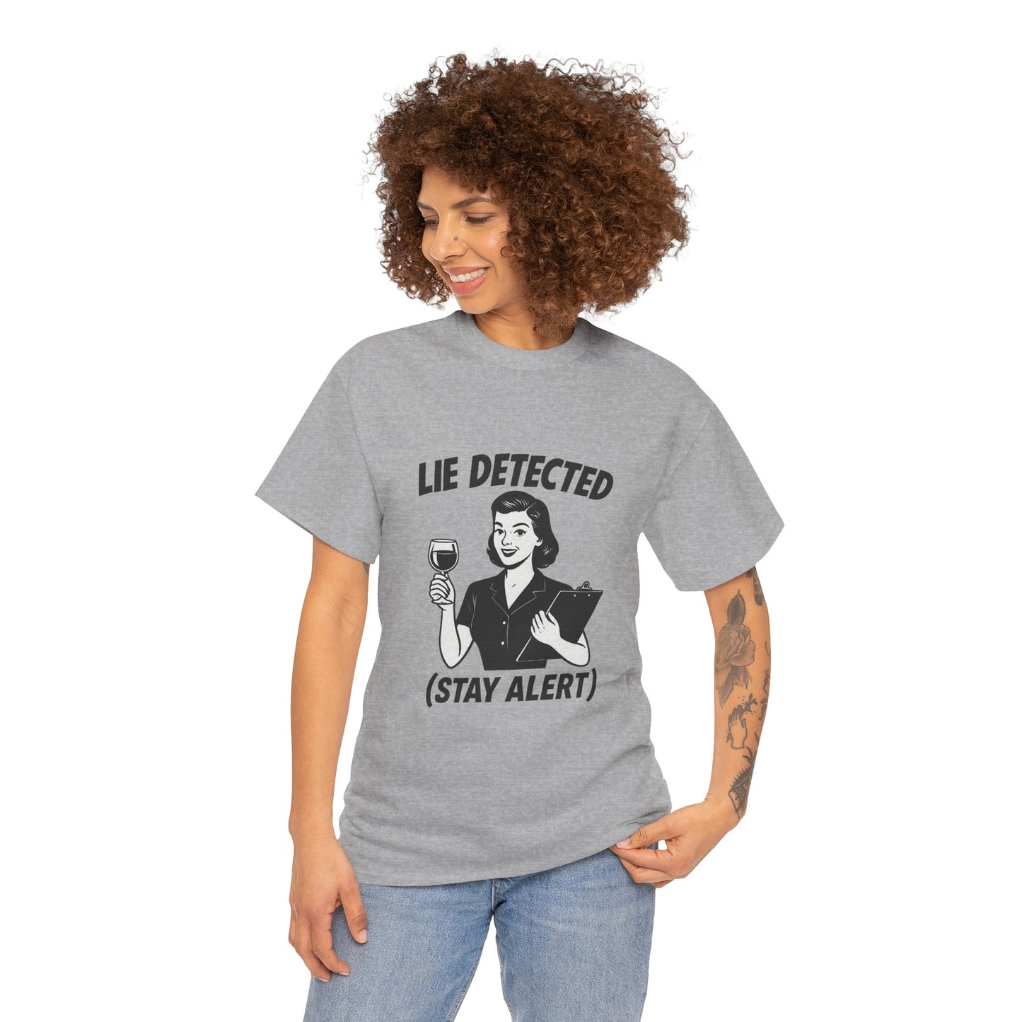 Funny Lie Detected Unisex Tee