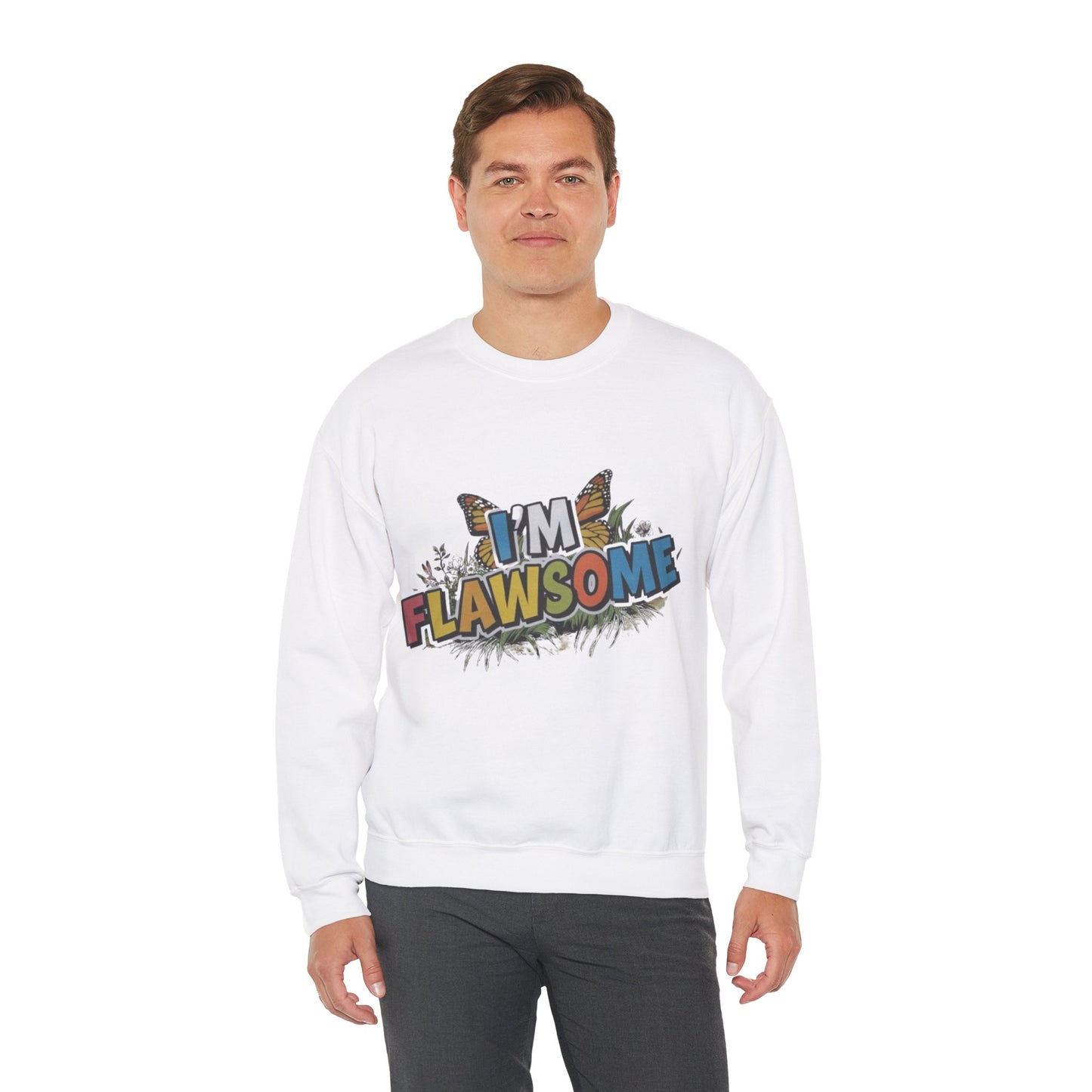 Crewneck Sweatshirt -I'm Flawsome