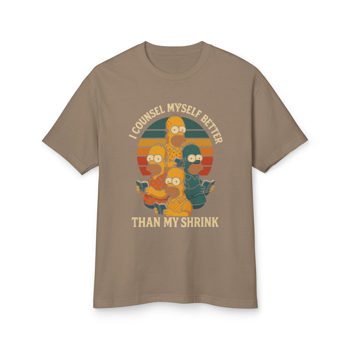 Heavyweight Cotton Tee -I Counsel Myself Better