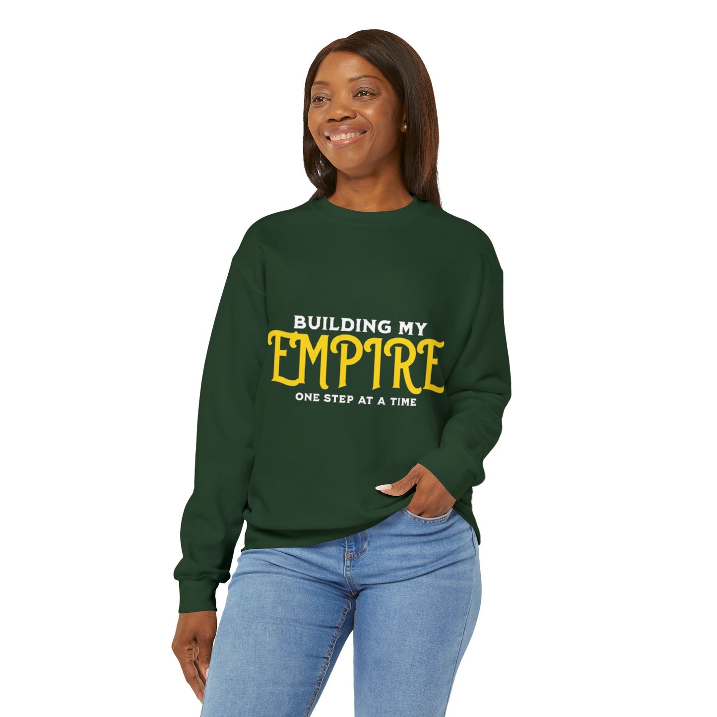 Sweatshirt: Building my Empire - Seasonal Seller Heavy Blend