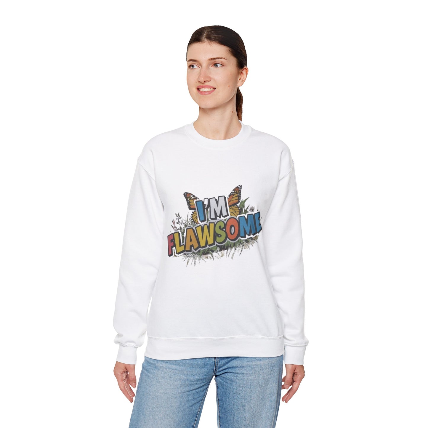 Crewneck Sweatshirt -I'm Flawsome