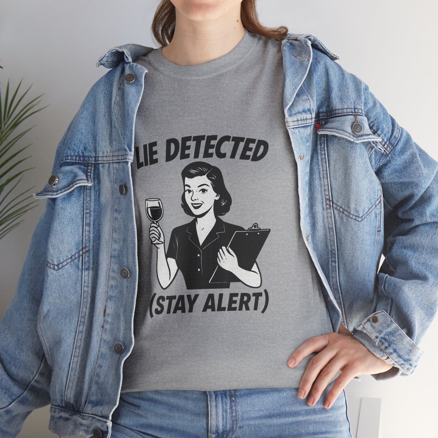 Funny Lie Detected Unisex Tee