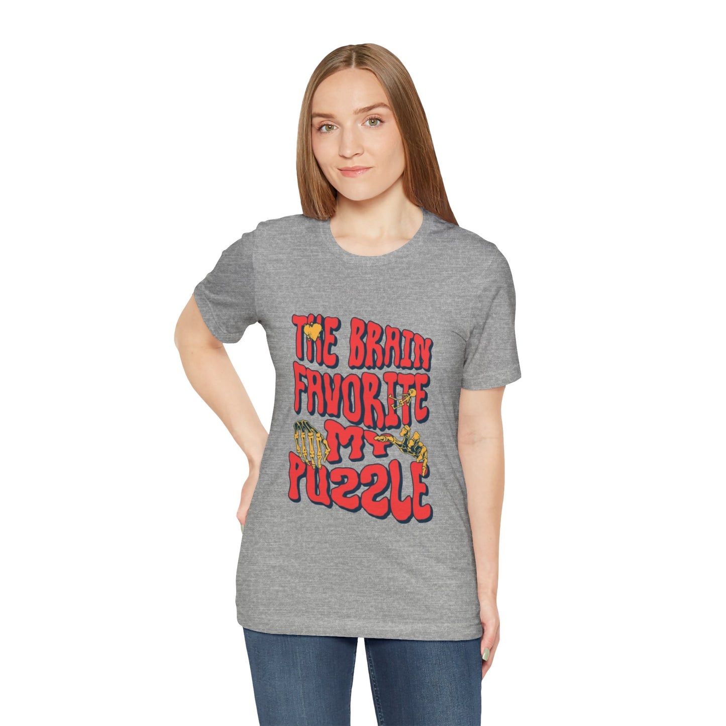 Psychology Enthusiast Unisex Tee - The Brain is my Favorite Puzzle