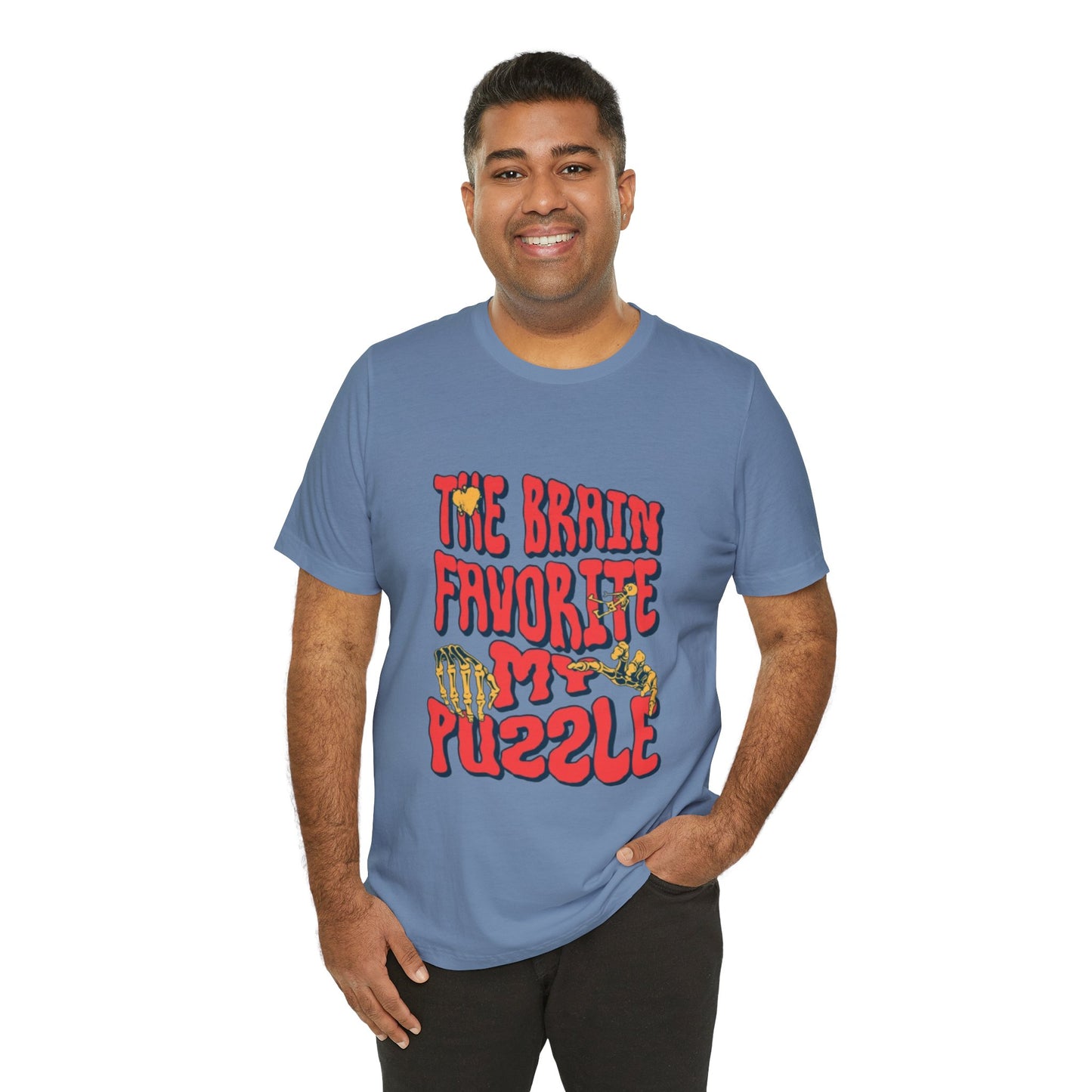 Psychology Enthusiast Unisex Tee - The Brain is my Favorite Puzzle