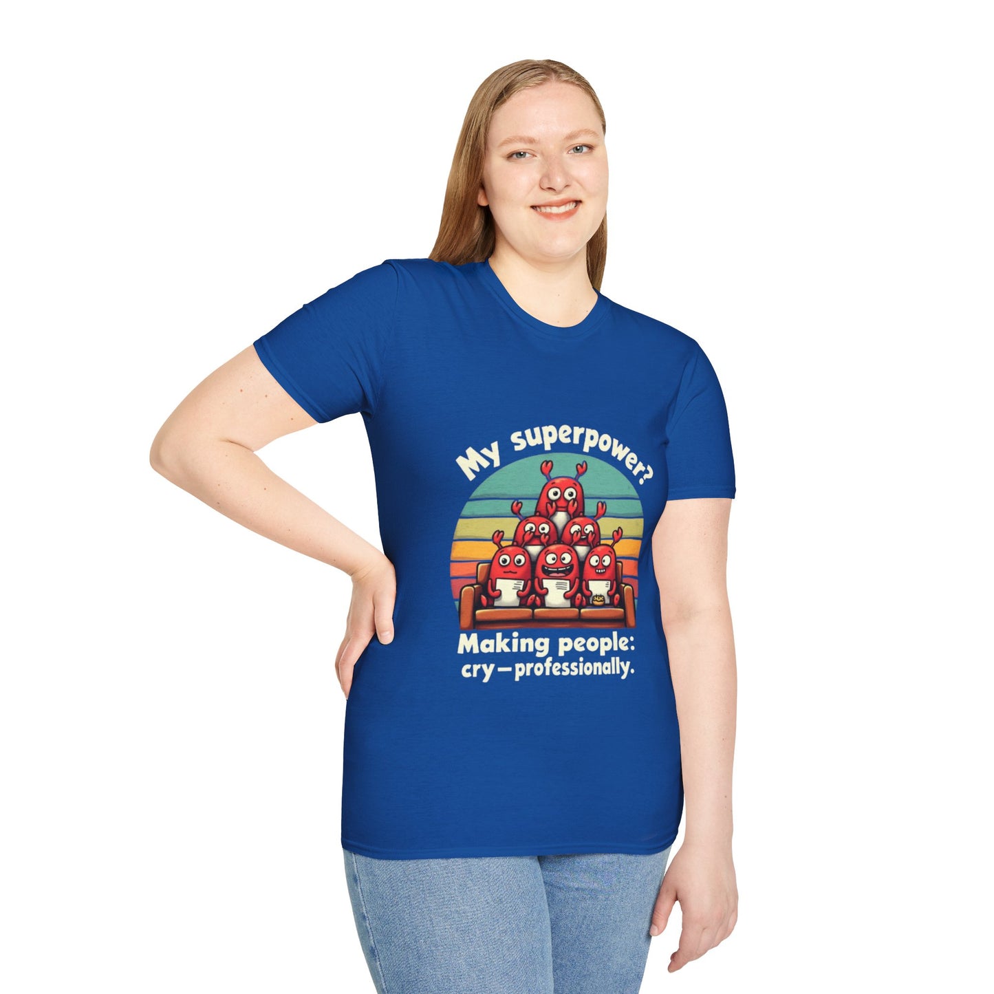 Funny Unisex Softstyle Tee  -My Superpower