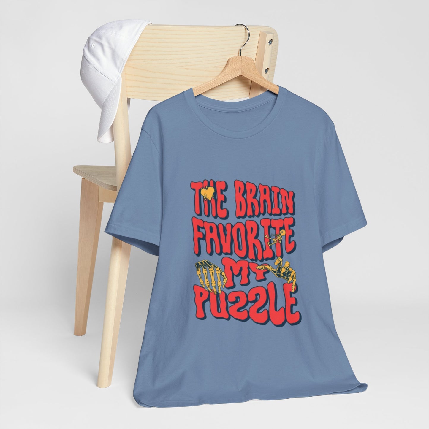 Psychology Enthusiast Unisex Tee - The Brain is my Favorite Puzzle