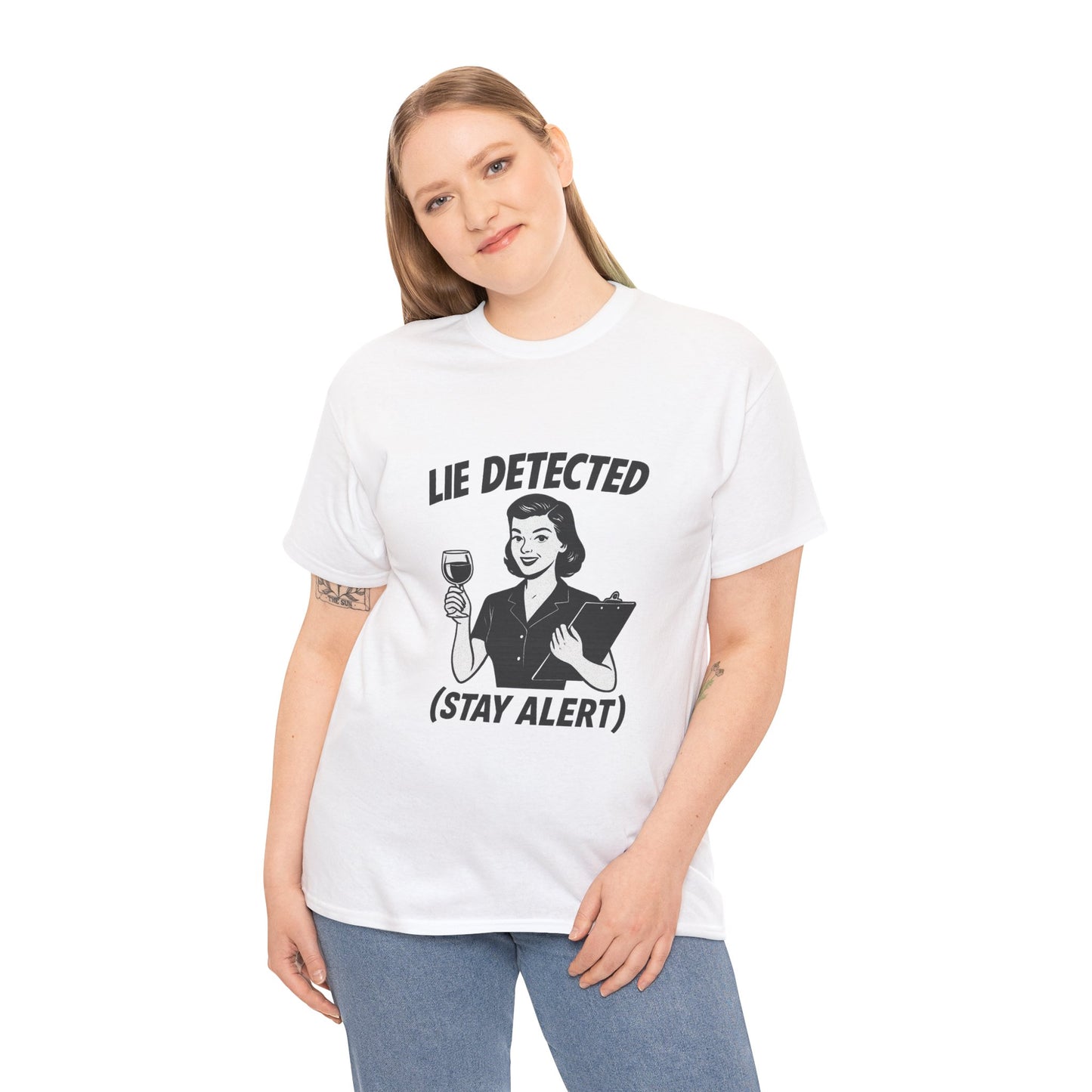 Funny Lie Detected Unisex Tee