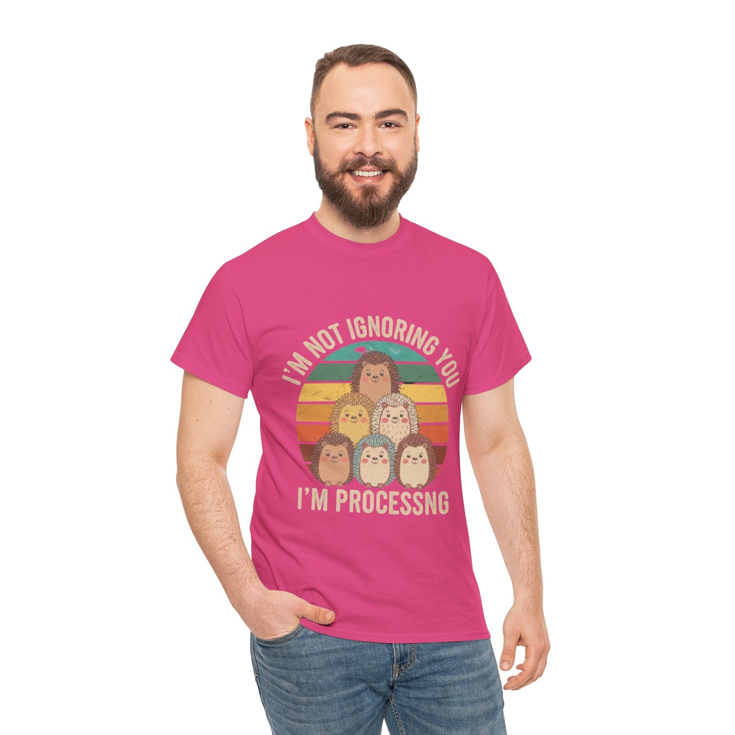 Funny Psychology Unisex Tee - 'I'm Not Ignoring You, I'm Processing'