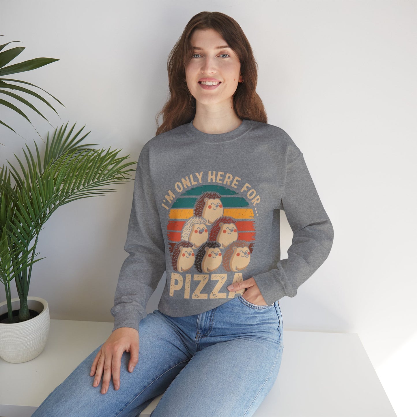 Crewneck Sweatshirt -Pizza Lover