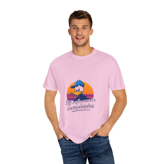 Unisex Garment-Dyed T-Shirt -My Safe Word Is Boundaries