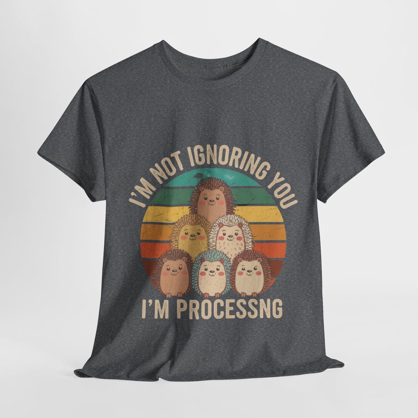 Funny Psychology Unisex Tee - 'I'm Not Ignoring You, I'm Processing'