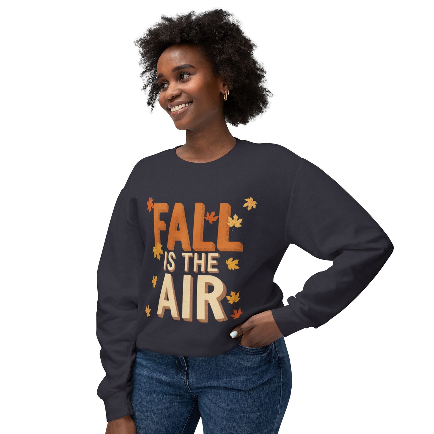 Fall Vibes Crewneck Sweatshirt - Unisex Lightweight