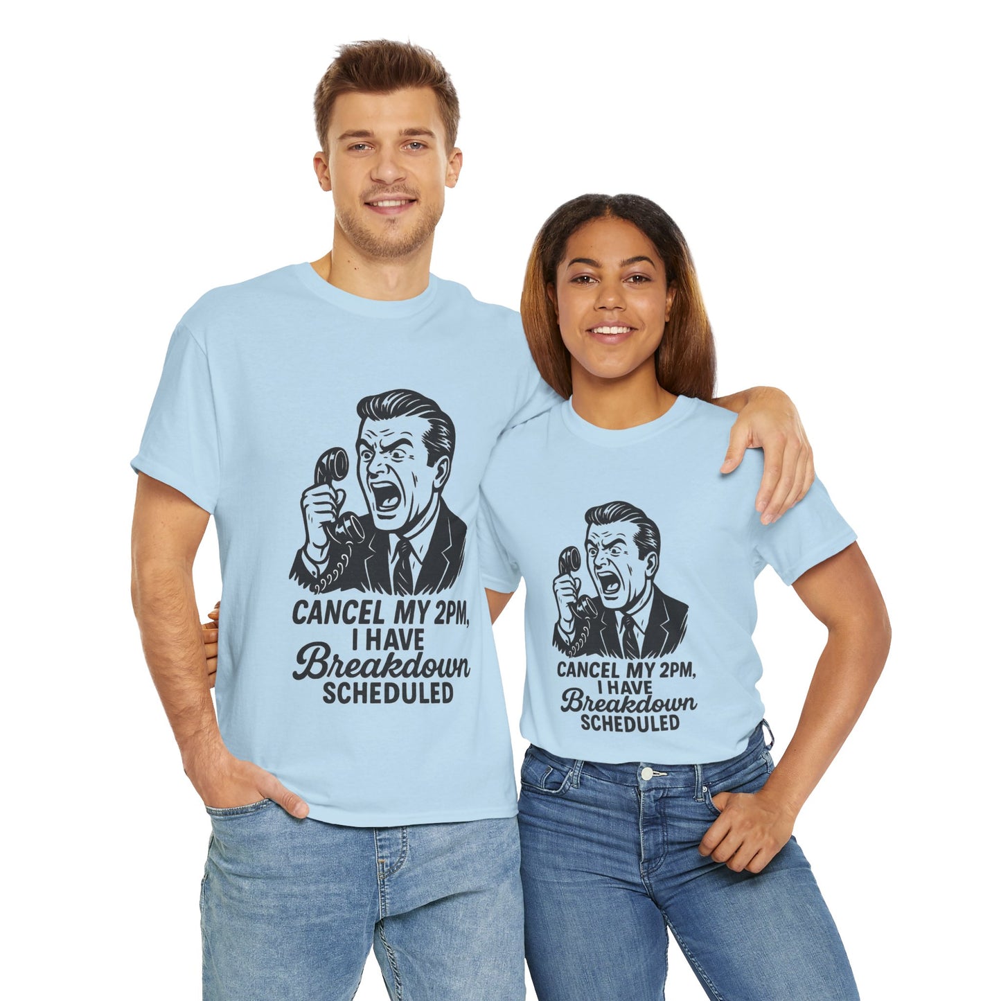 Humorous Unisex Cotton Tee – Perfect Gift for Stress Relief