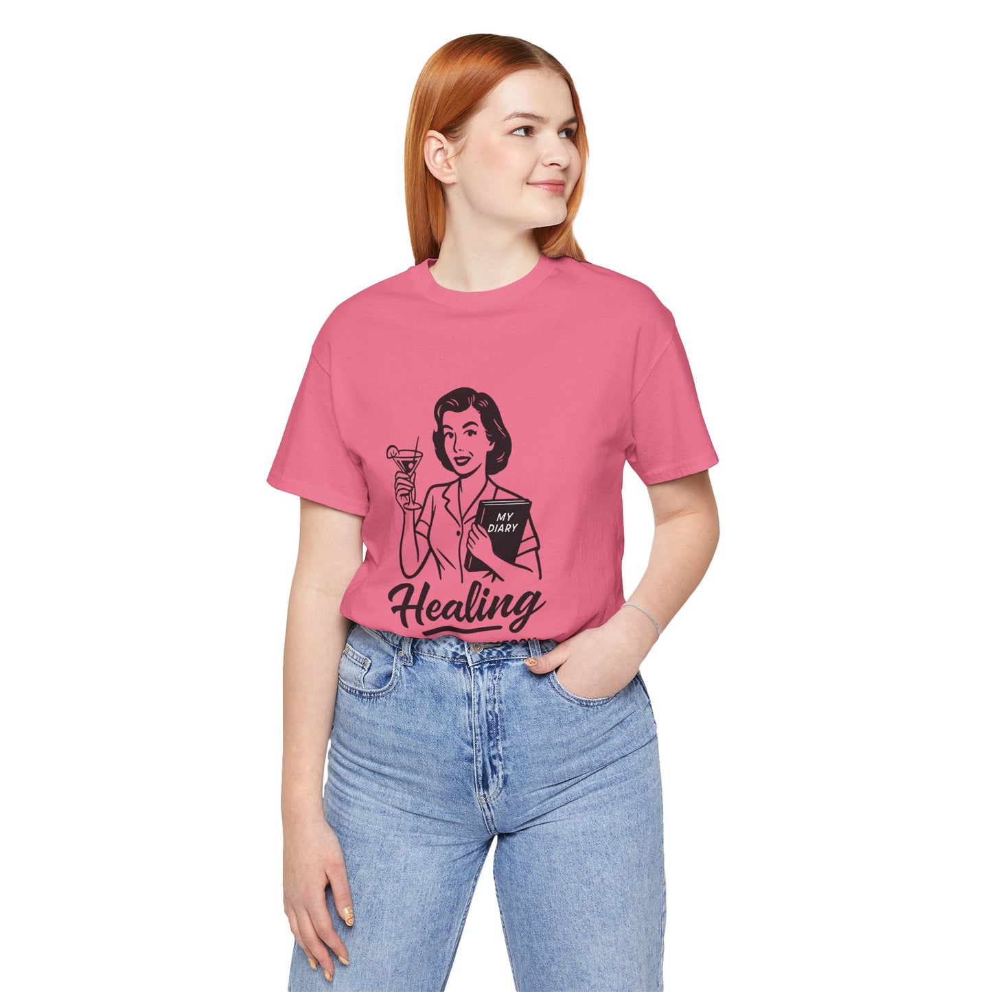 Healing But Make It Messy Tee - Unisex Jersey Short Sleeve T-Shirt