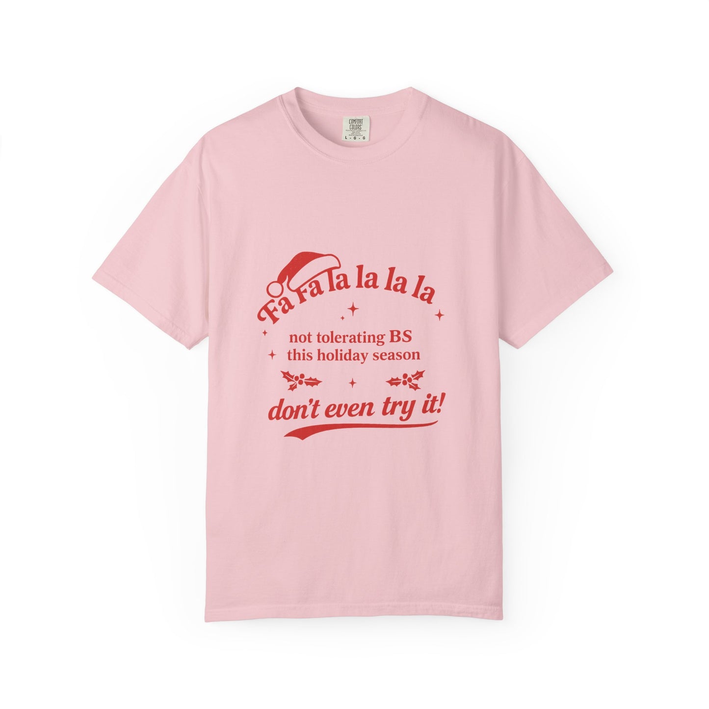 Not Tolerating BS This Holiday Season T-shirt | Sassy Sarcastic Therapist Humor