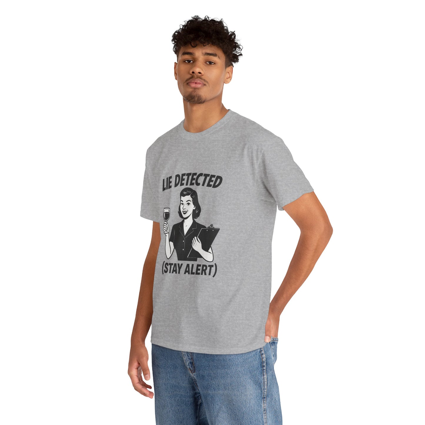Funny Lie Detected Unisex Tee