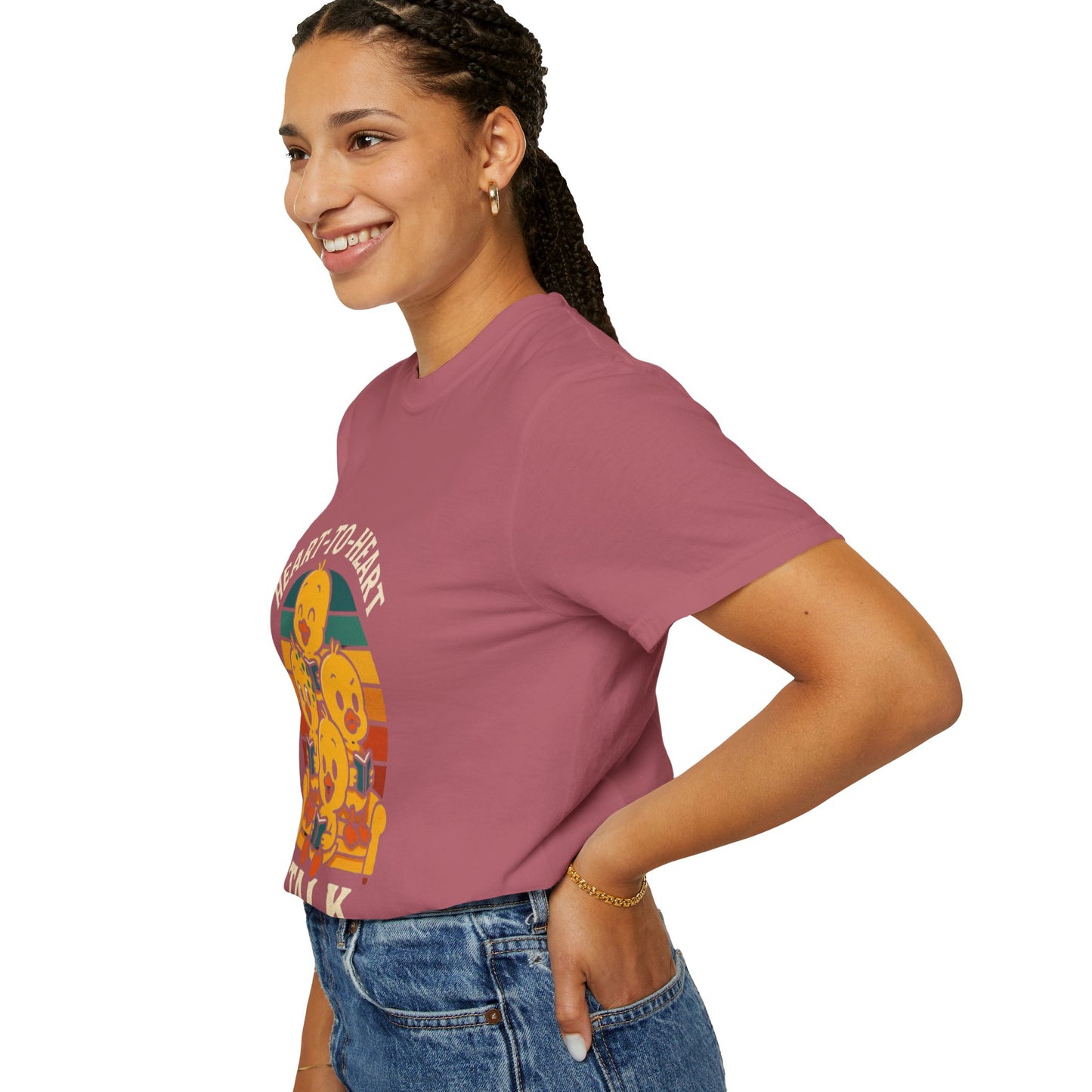 Unisex Garment-Dyed T-Shirt -Heart-to-Heart Talk
