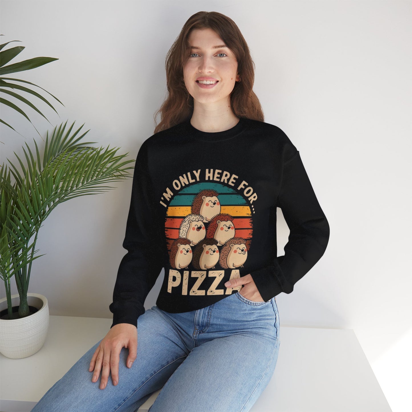 Crewneck Sweatshirt -Pizza Lover