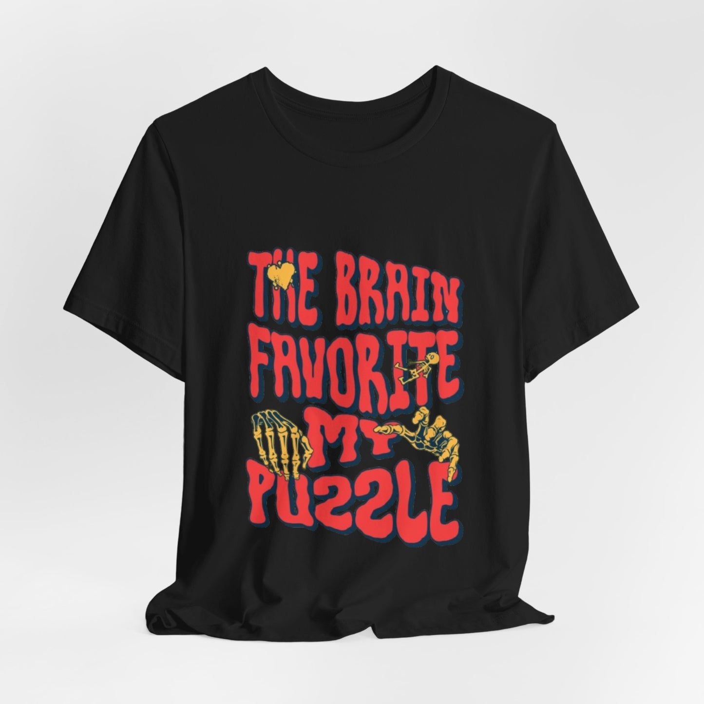 Psychology Enthusiast Unisex Tee - The Brain is my Favorite Puzzle
