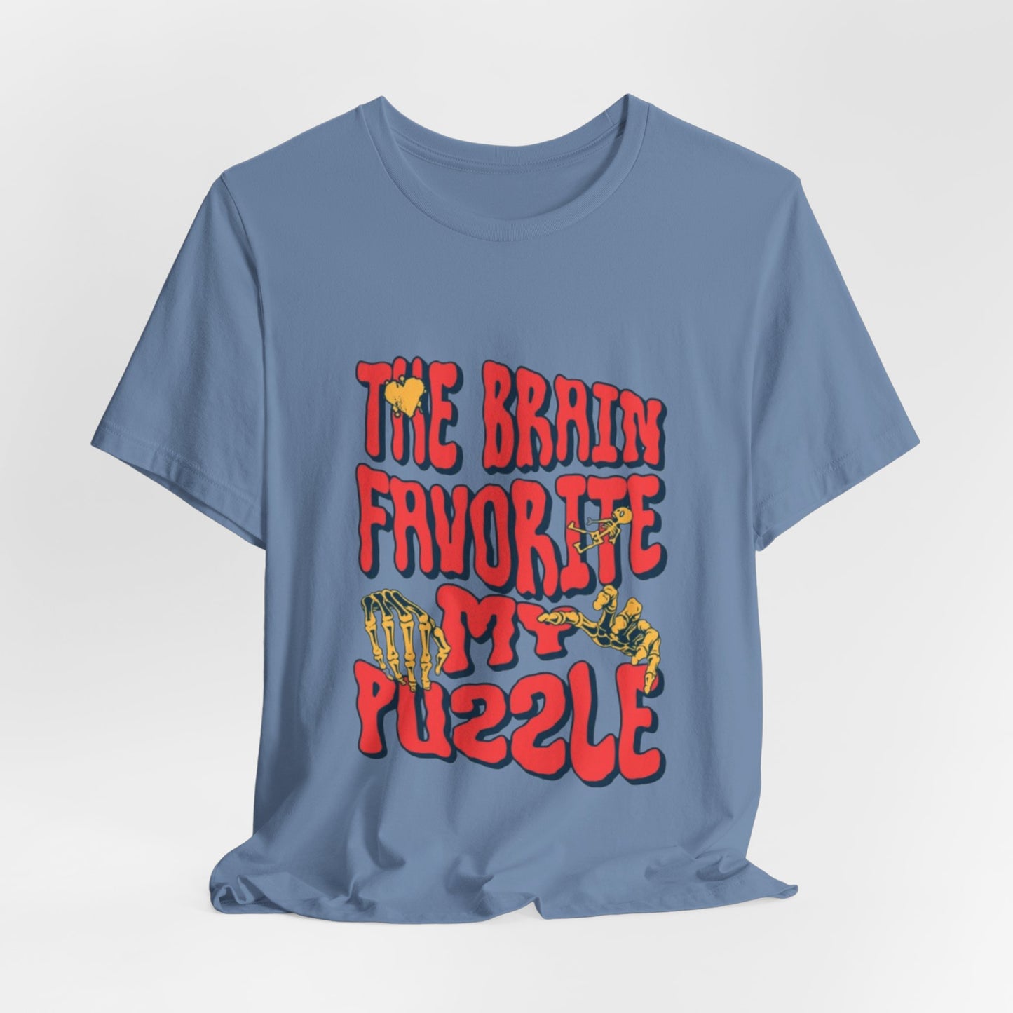 Psychology Enthusiast Unisex Tee - The Brain is my Favorite Puzzle