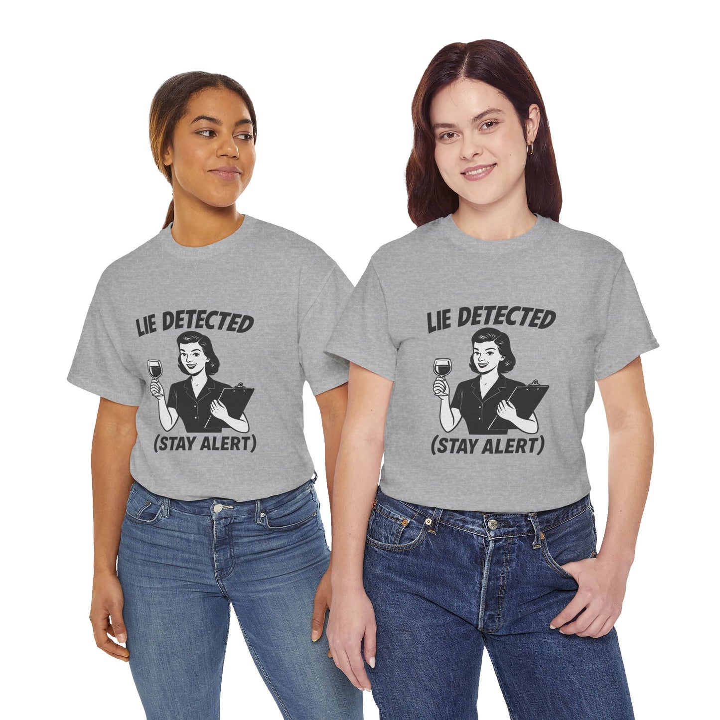 Funny Lie Detected Unisex Tee