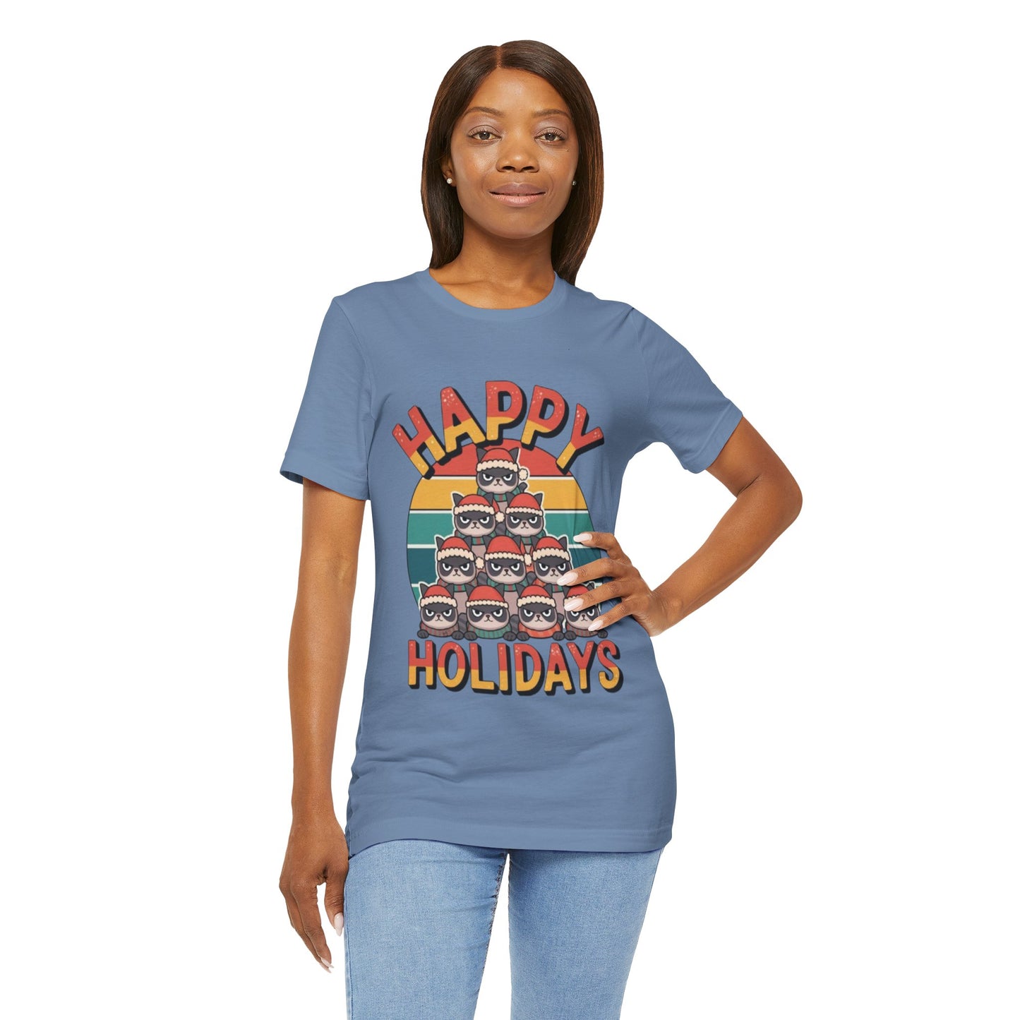 Unisex Jersey Short Sleeve Tee - Happy Holidays