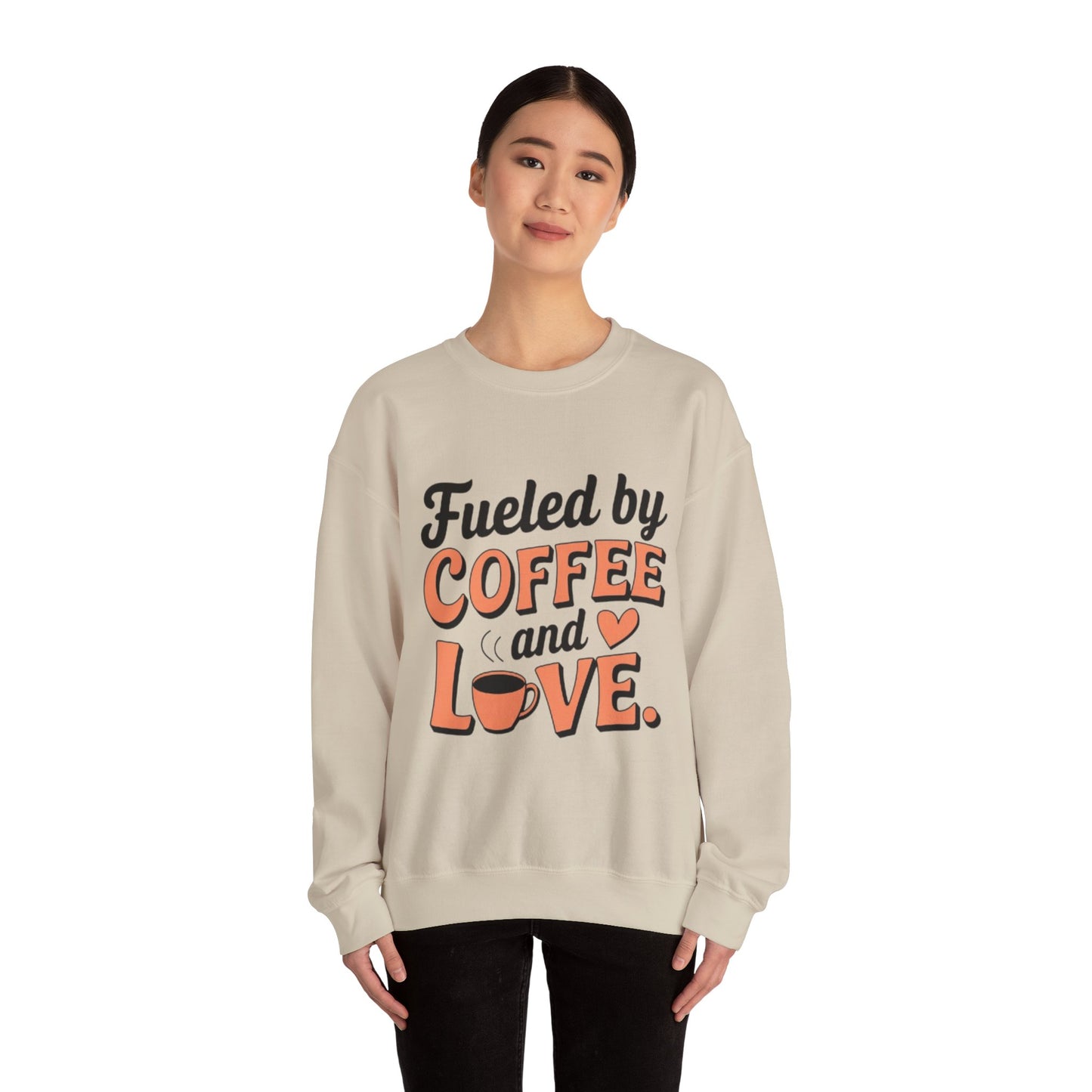 Cinched Bottom Hoodie - Fueled by Coffee and Love