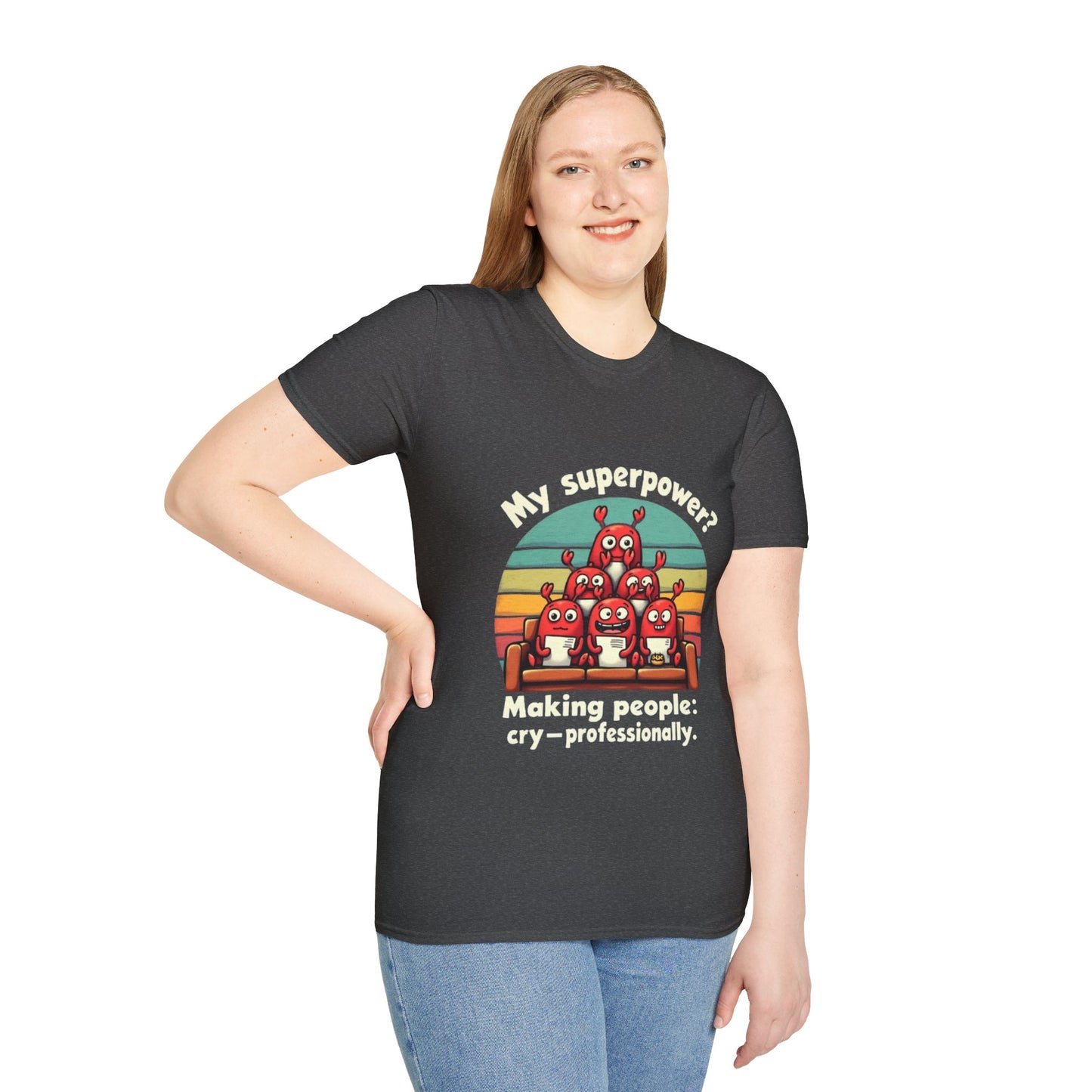Funny Unisex Softstyle Tee  -My Superpower