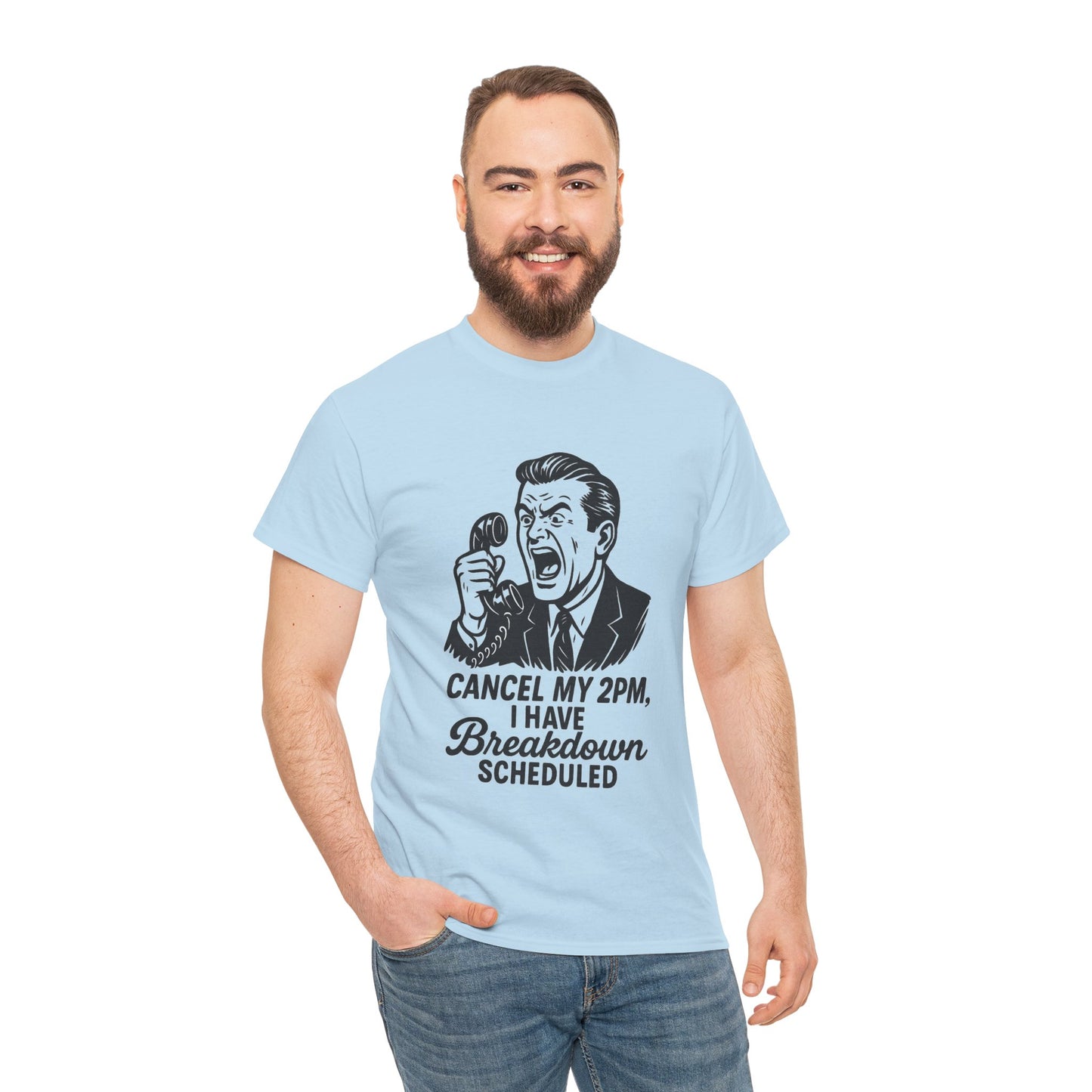 Humorous Unisex Cotton Tee – Perfect Gift for Stress Relief