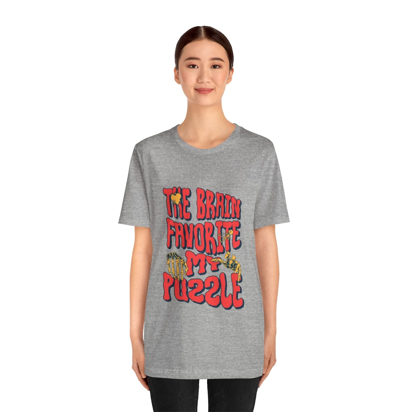 Psychology Enthusiast Unisex Tee - The Brain is my Favorite Puzzle