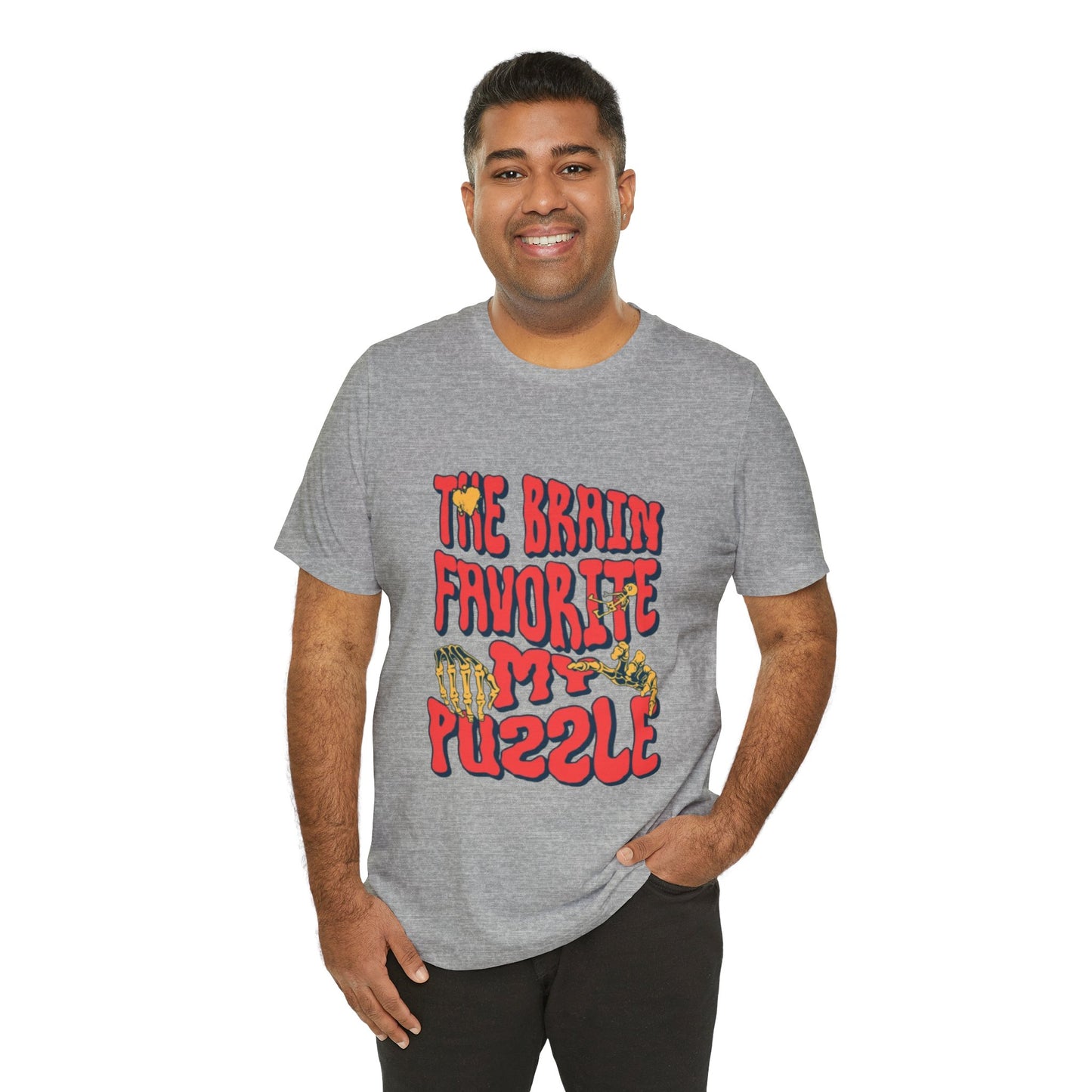 Psychology Enthusiast Unisex Tee - The Brain is my Favorite Puzzle