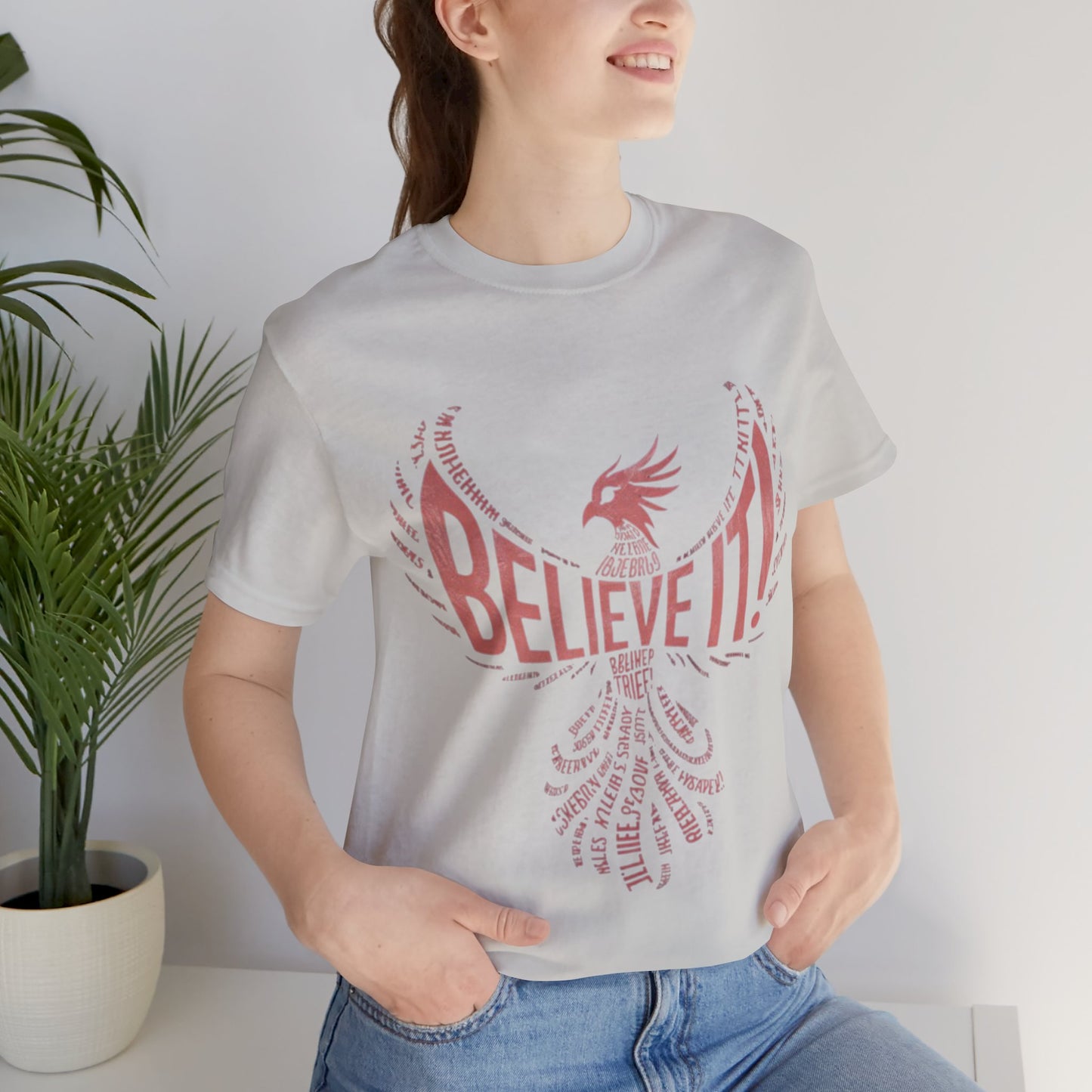 Unisex Jersey Short Sleeve Tee -Believe it